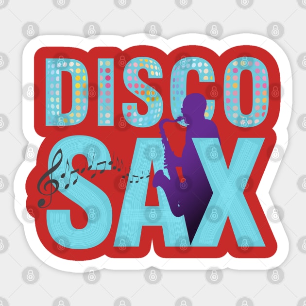 Disco Sax Sticker by dojranliev